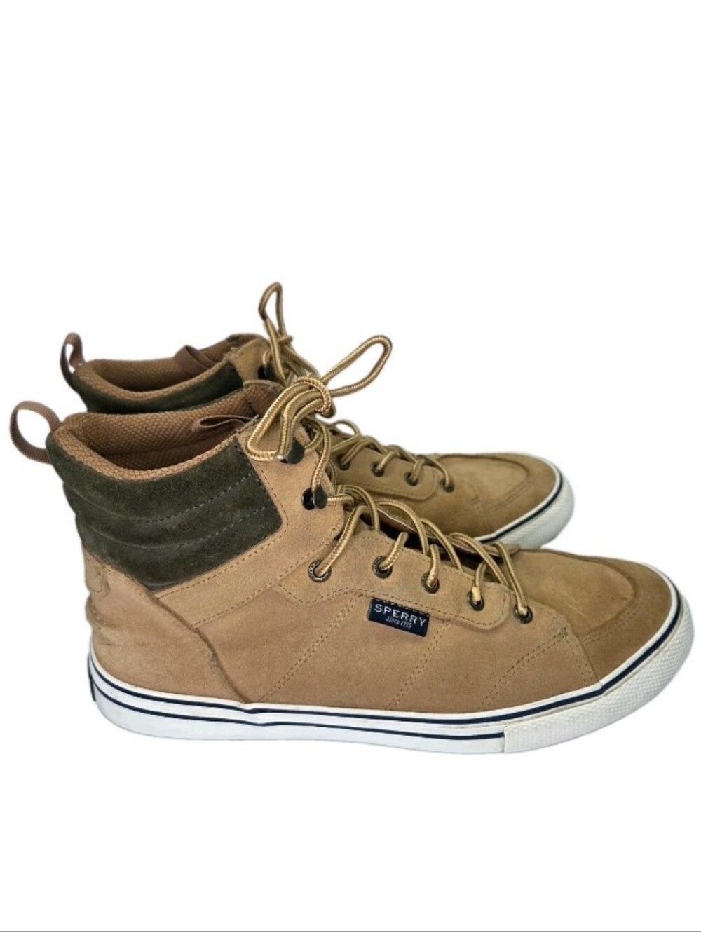 Sperry Striper Storm Hiker Sneaker Boots Mens Size 11 Tan Gorpcore Utility